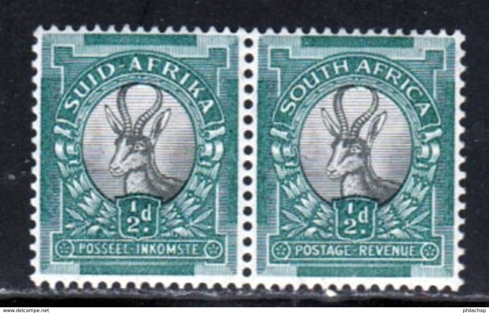 Afrique Du Sud 1934 Yvert 64 - 66 ** TB Paire - Unused Stamps