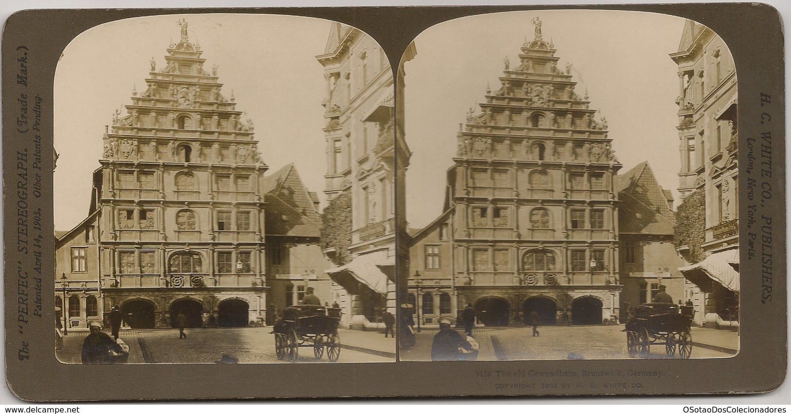 STEREO Germany - Stereoscopic Brunswick - The Old Gewandhaus - H. C. WHITE CO., PUBLISHERS. - Stereoscoopen