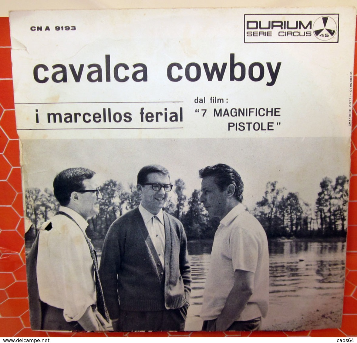 MARCELLO FERIAL JOHN BROWN  7" - Musica Di Film