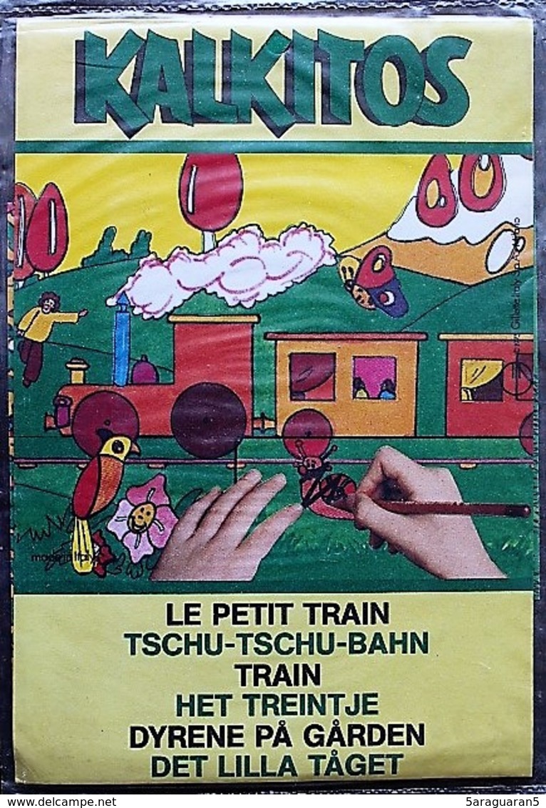 DECORAMA DECALCOMANIES TRANSFERT KALKITOS - Le Petit Train - Collections