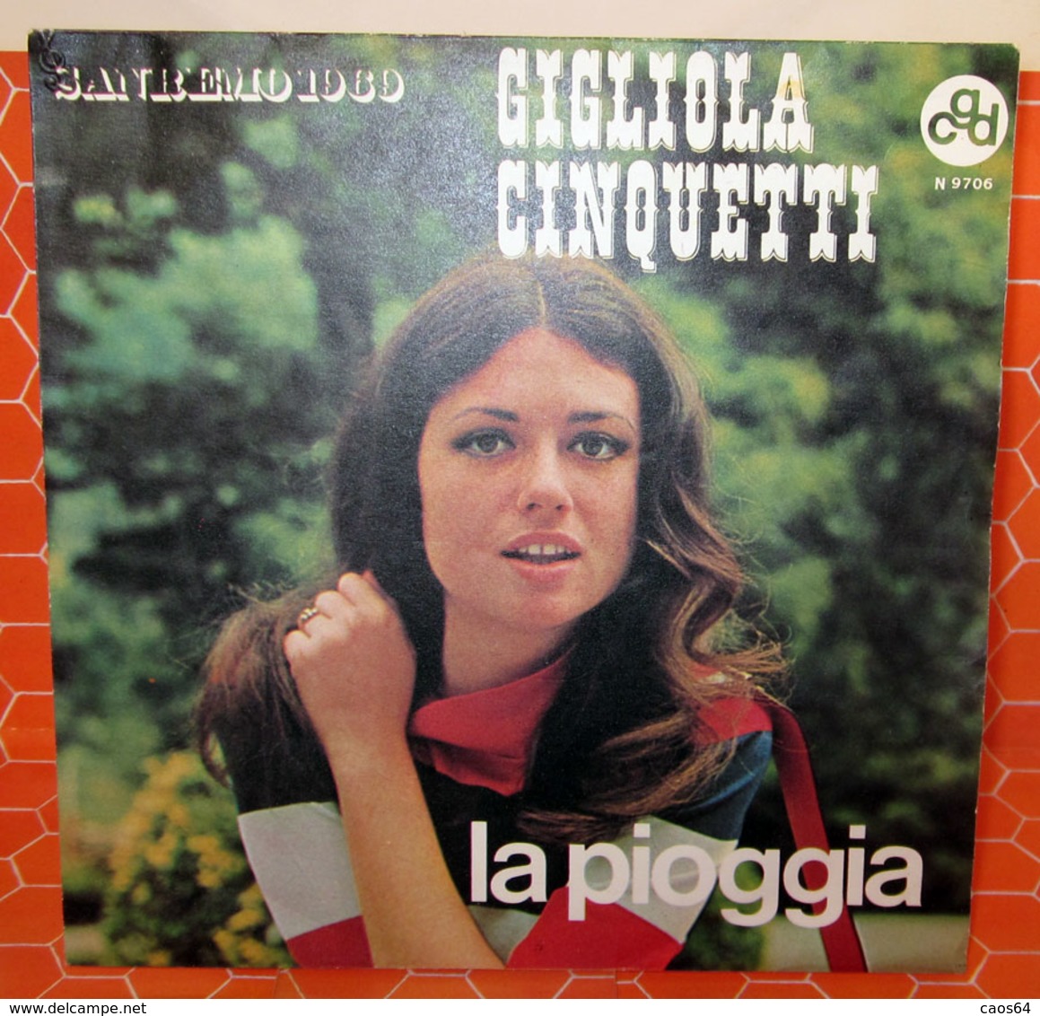 GIGLIOLA CINQUETTI LA PIOGGIA  7" - Other - Italian Music