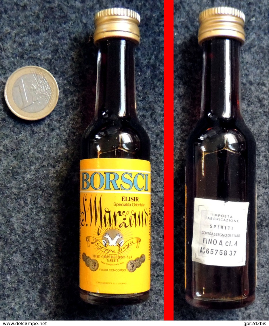 Ancienne Mignonnette Liqueur Italienne BORSCI élixir Oriental SAN MARZANO 30ml - Mignonnettes