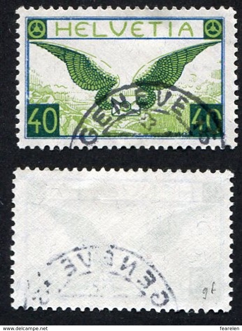 Suisse Poste Aérienne N°14 Oblitéré, Qualité Très Beau - Used Stamps