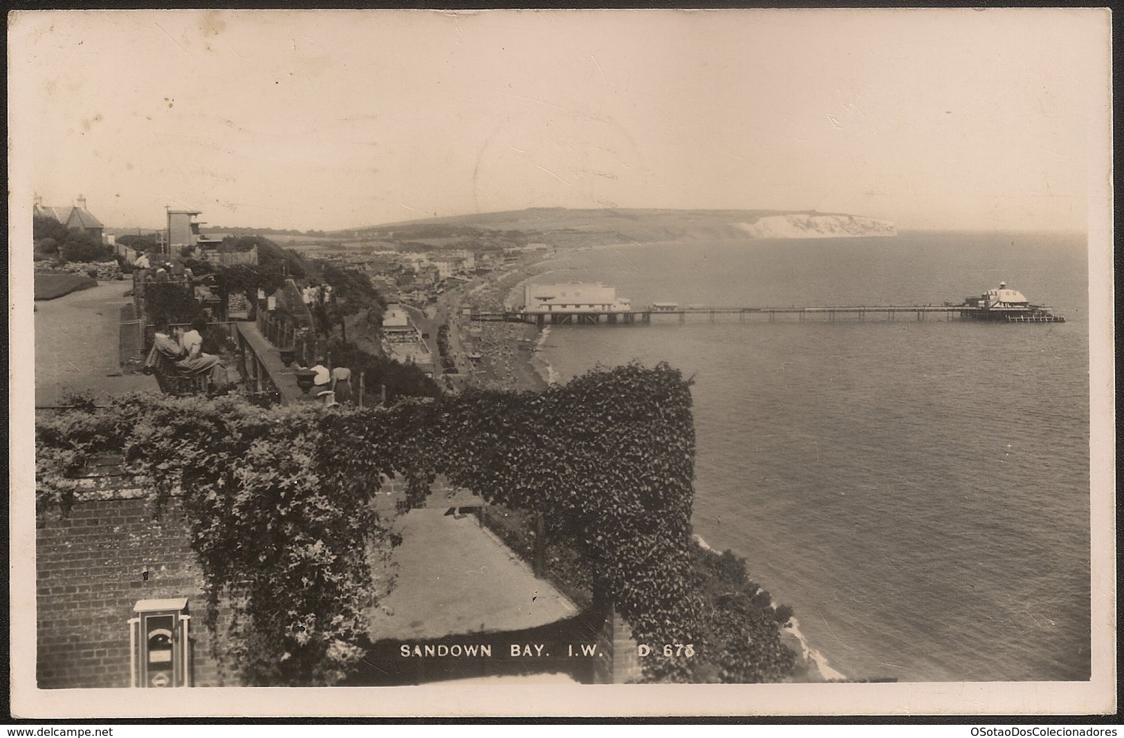 Postcard United Kingdom - Sandown Bay - G. Dean & Co. - Sandown