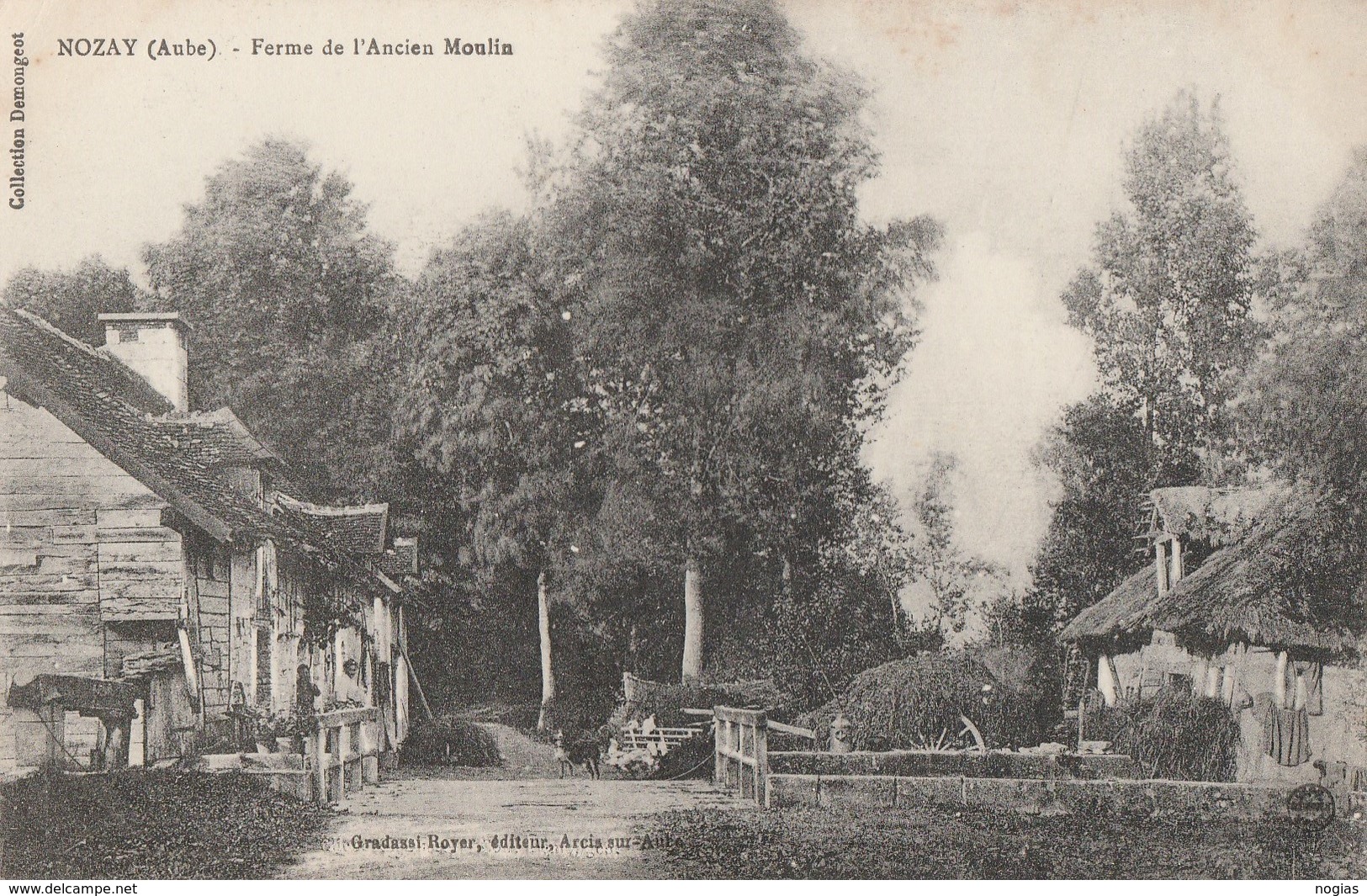 NOZAY - LA FERME DE L'ANCIEN MOULIN - BELLE CARTE - TOITS DE CHAUME -  TOP !!! - Other & Unclassified