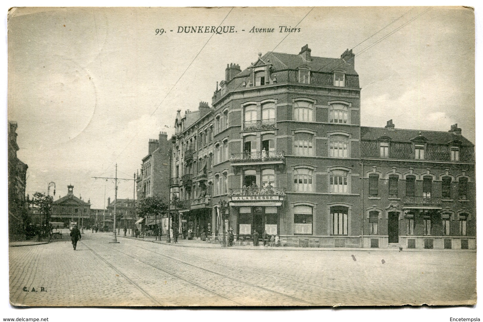 CPA - Carte Postale - France - Dunkerque - Avenue Thiers - 1920 ( SV5739) - Dunkerque