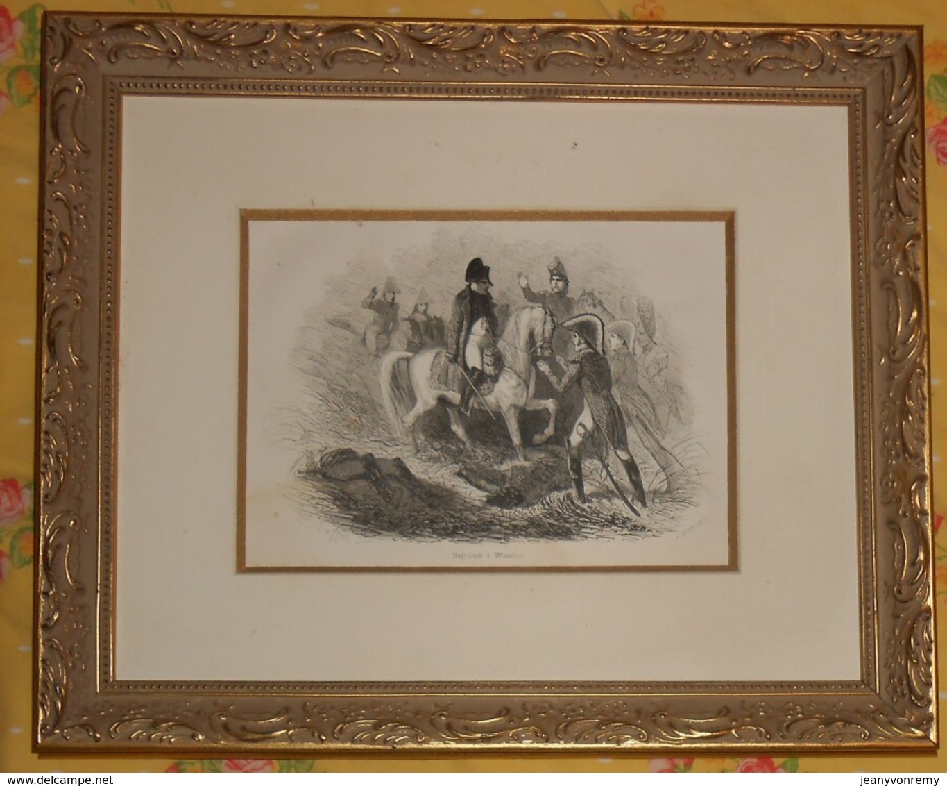 Napoléon à Waterloo. 1839 - Prenten & Gravure