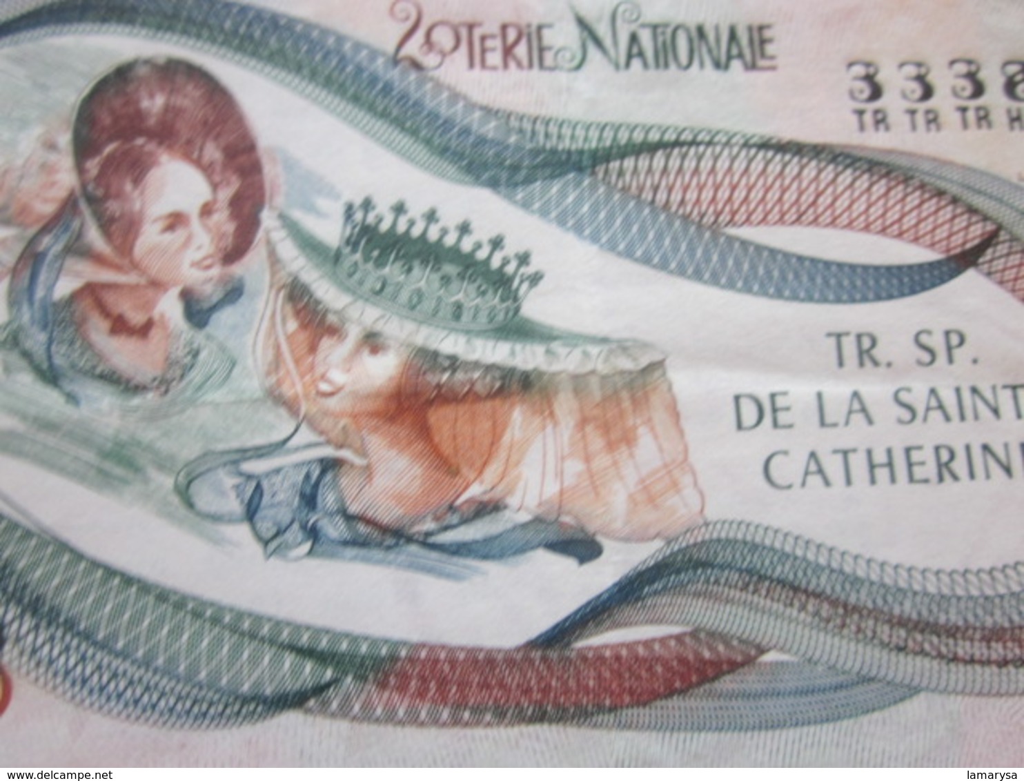 TRANCHE SPÉCIALE DE LA SAINTE CATHERINE-- Année 1968 -Billet De La Loterie Nationale --imprimé En Taille Douce - Billets De Loterie