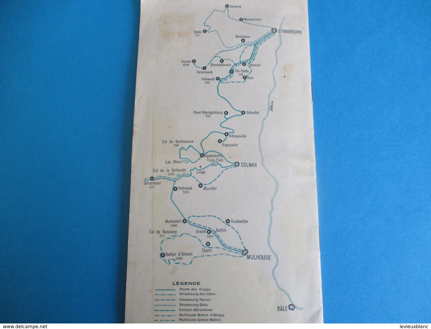 Circuits & horaires/Chemins de Fer d'Alsace et de Lorraine/Services Automobiles Touristiques/Saison Eté 1937      PGC246