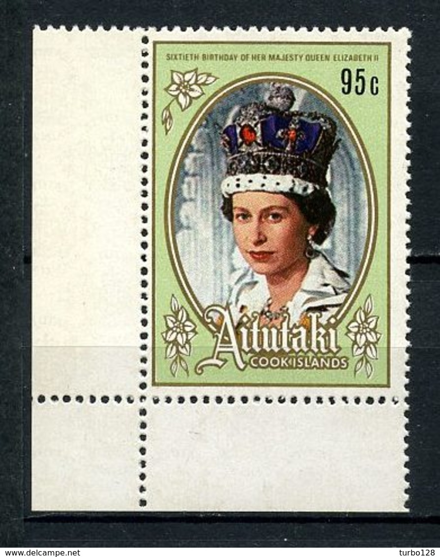 AITUTAKI 1986 N° 438 ** Neuf MNH Superbe C 2,50 € Reine Elizabeth Anniversaire - Aitutaki