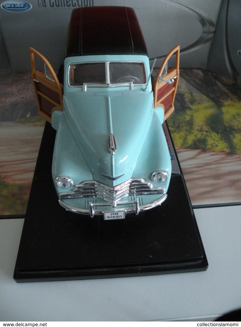 Voiture Américaine - Chevrolet Fleetmaster 1948 (Bleu)- Métal Neuf - 1/18 - Welly - Welly