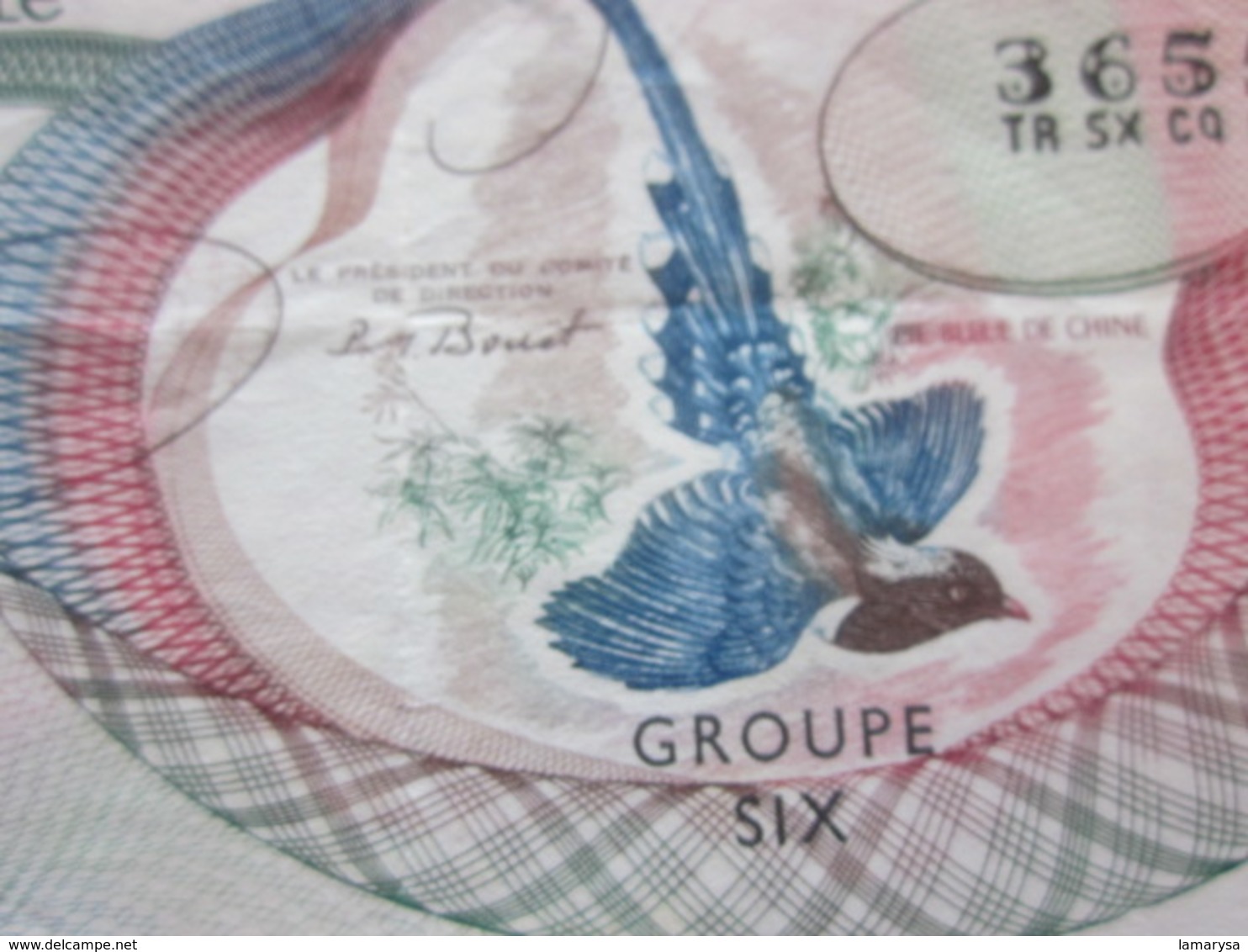 OISEAUX  -Année 1968 -Billet De La Loterie Nationale-imprimé En Taille Douce - Billets De Loterie