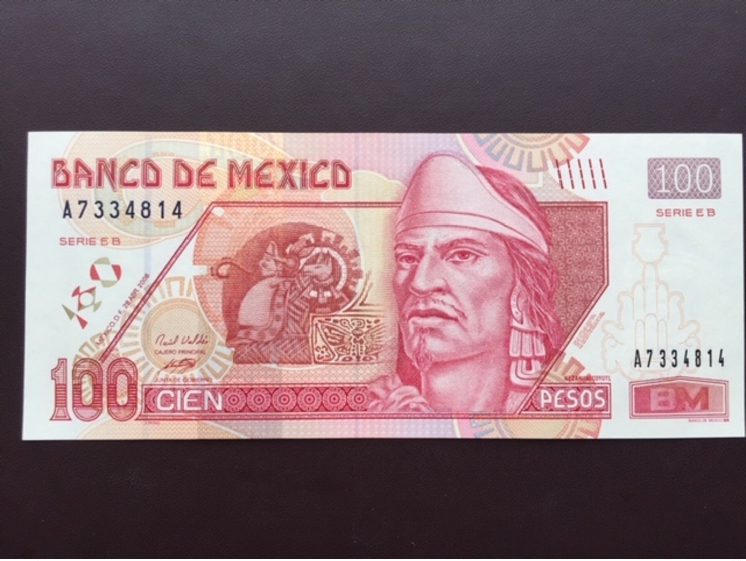 MEXICO P118B 100 PESOS 28.04.2008 - Mexique