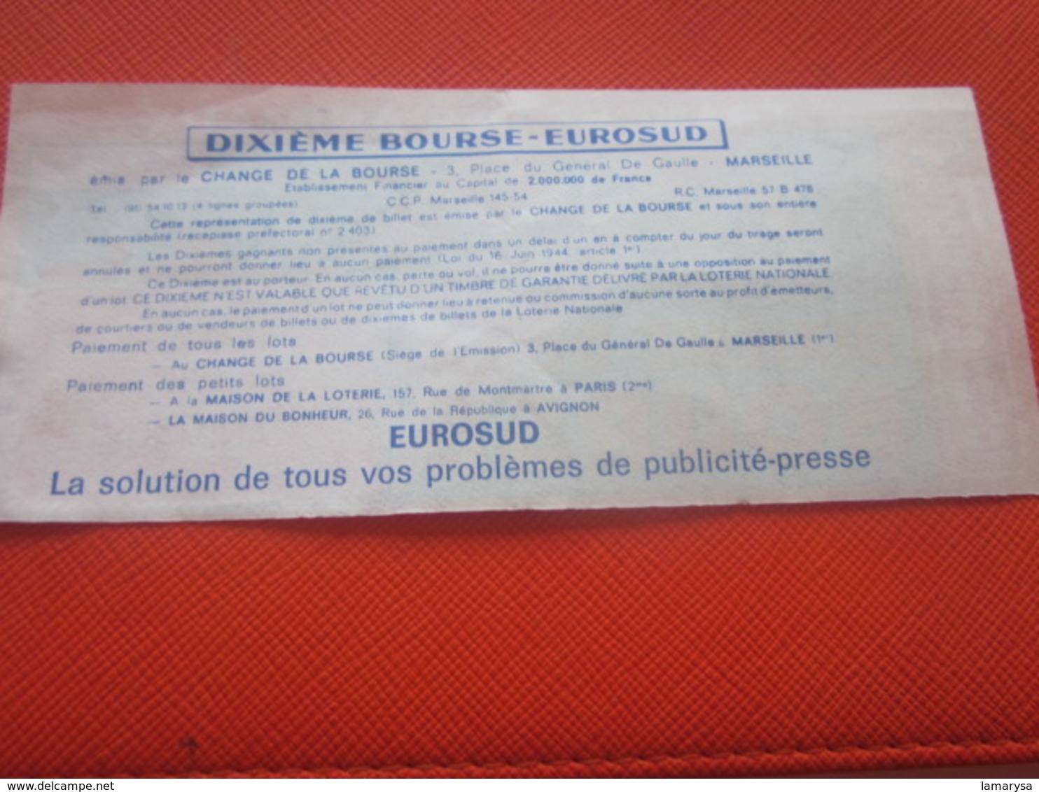 OWL-GRAND DUC-CHOUETTE-HIBOU-Tran. ANIMAUX-10é BOURSE-1976-Billet De La Loterie Nationale+VIGNETTE IMPRIMÉE TAILLE DOUCE - Billets De Loterie