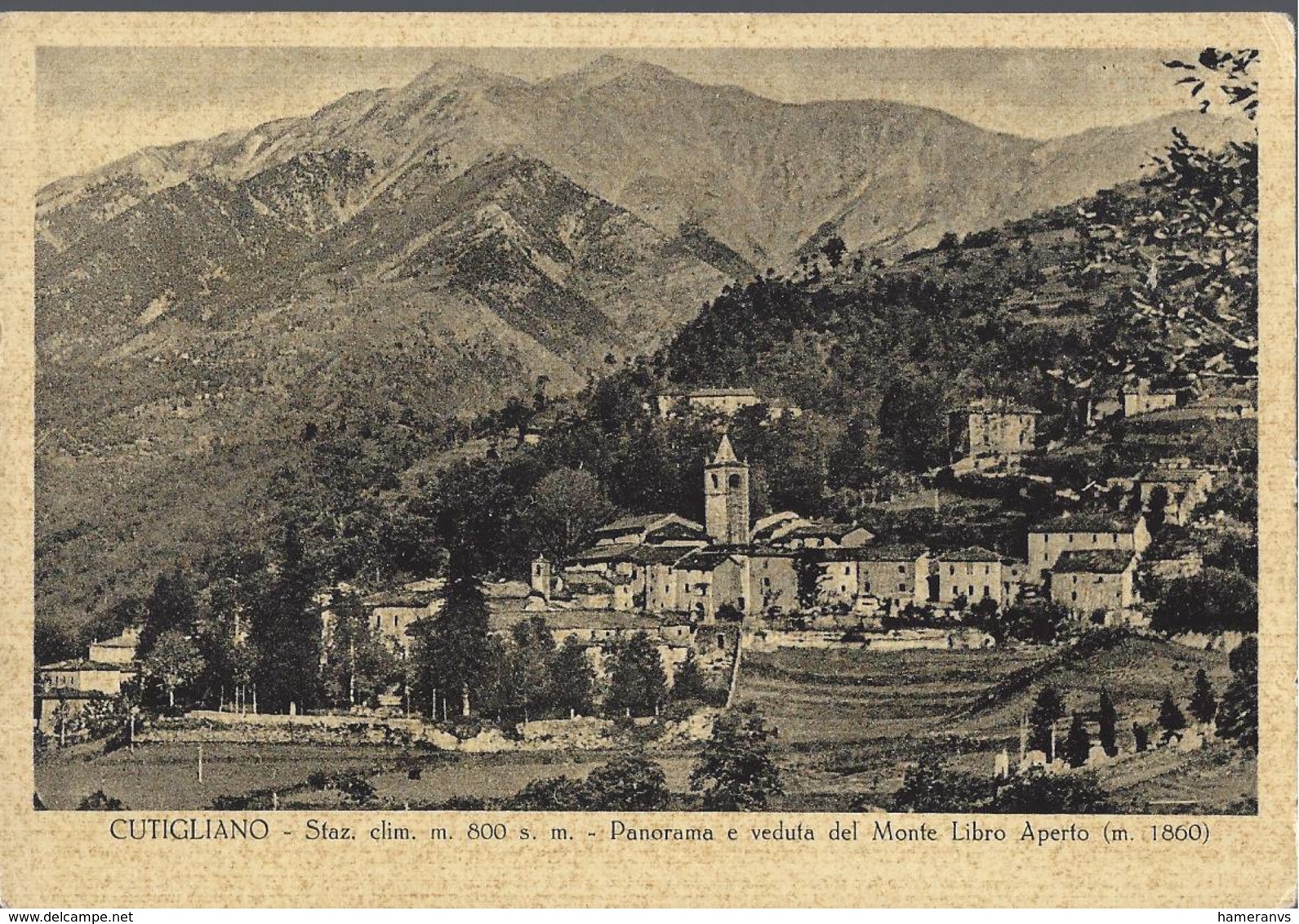 Cutigliano - Panorama E Veduta Del Monte Libro Aperto - H4651 - Pistoia