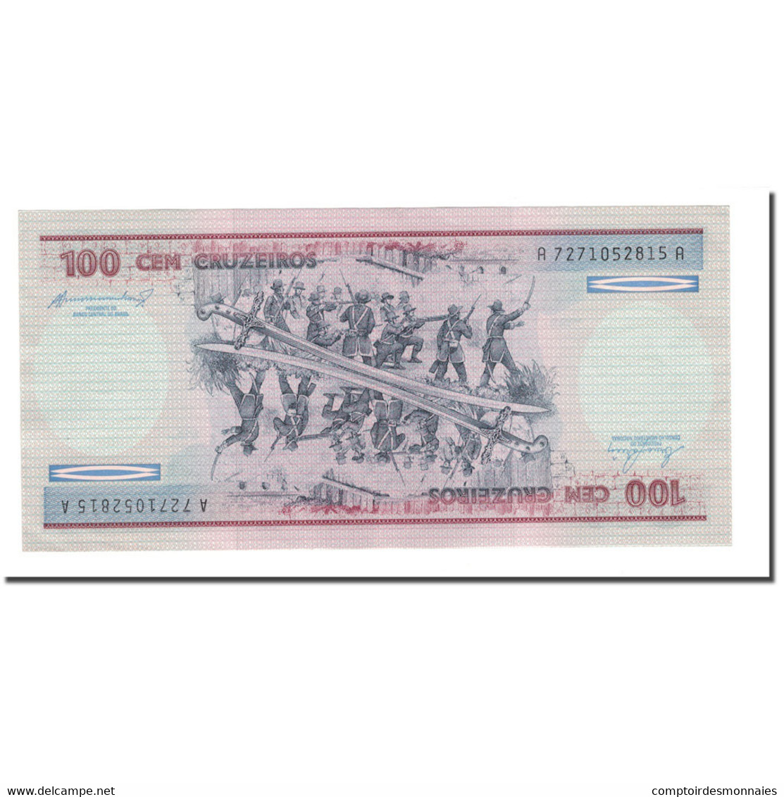 Billet, Brésil, 100 Cruzeiros, Undated (1981-84), KM:198b, SUP - Brésil