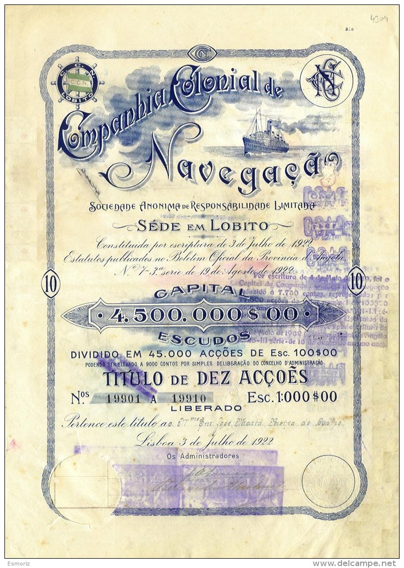 PORTUGAL, Acções &amp; Obrigações, Ave/F - Nuovi