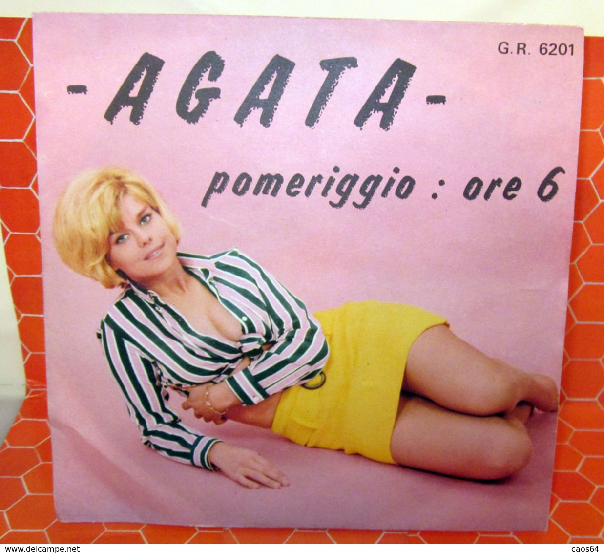 TONY ARDEN AGATA - POMERIGGIO: ORE 6   7" - Altri - Musica Italiana