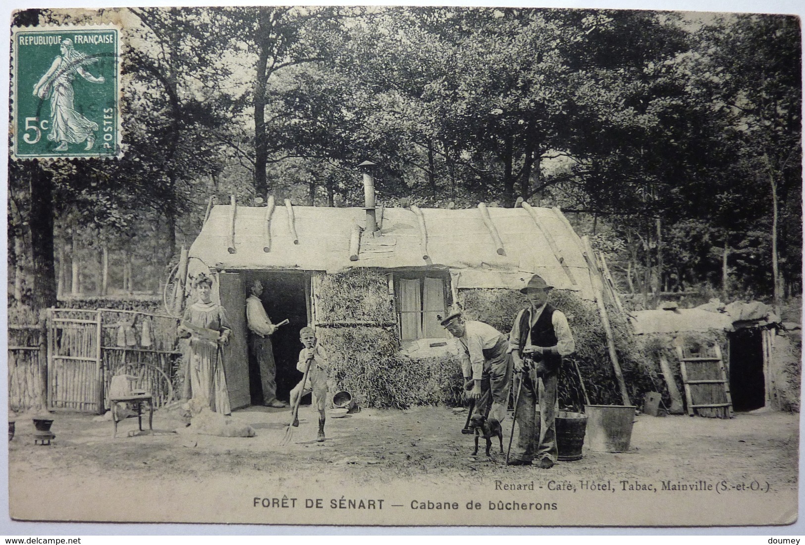 CABANE DE BÛCHERONS - FORÊT DE SÉNART - Autres & Non Classés