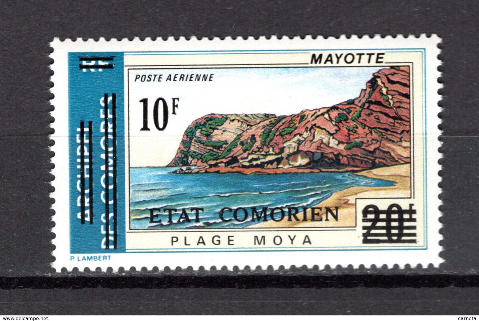 COMORES  PA N° 68 NEUF SANS CHARNIERE  COTE  1.00€    PAYSAGE  PLAGE MOYA - Comores (1975-...)