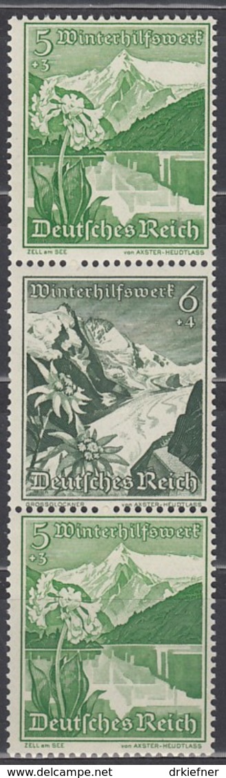 DR S 246, Postfrisch **, WHW 1938 Landschaften Und Blumen - Se-Tenant