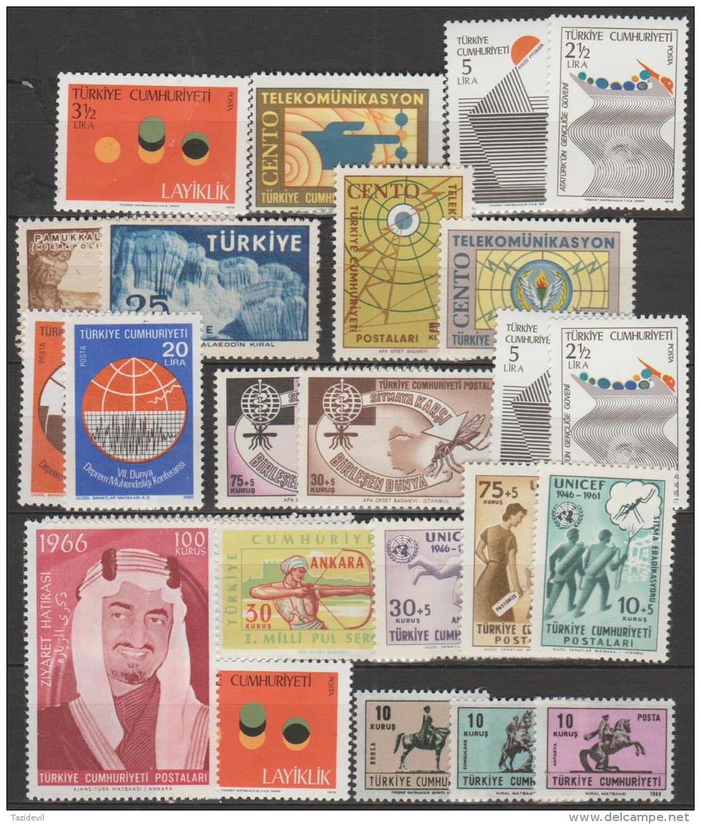 TURKEY - Several MNH Sets.  Nice Group - Collections, Lots & Séries