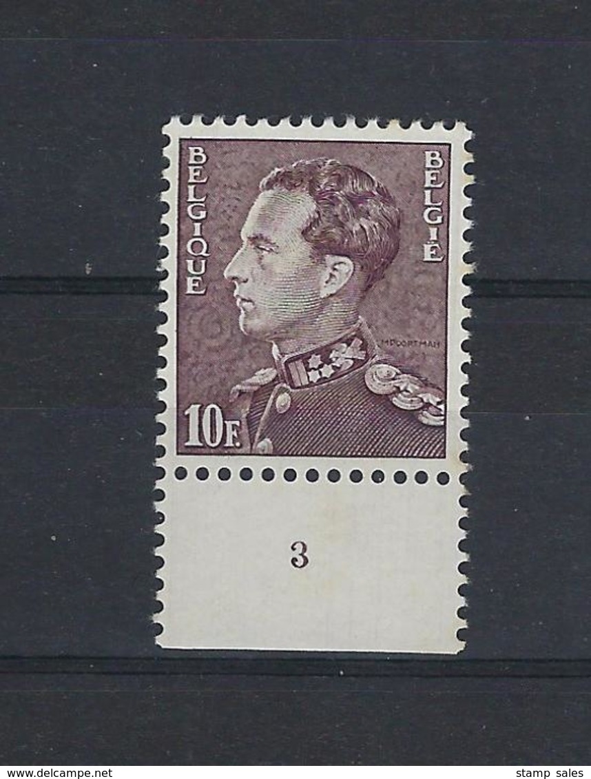 N°848Aa (pltn°3) MNH ** POSTFRIS ZONDER SCHARNIER COB € 20,00 SUPERBE - 1936-1951 Poortman