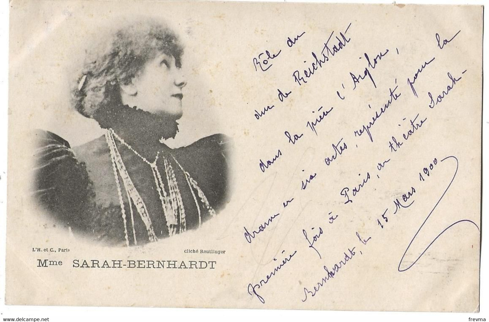 Mme Sarah Bernhart - Berühmt Frauen