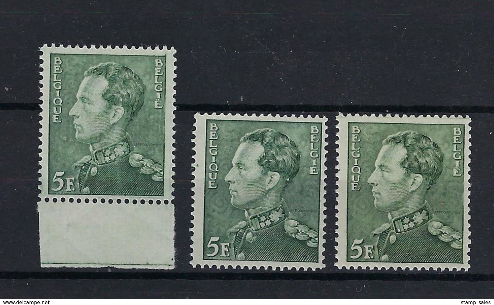 N°433 (3 Nuances) MNH ** POSTFRIS ZONDER SCHARNIER SUPERBE - 1936-51 Poortman