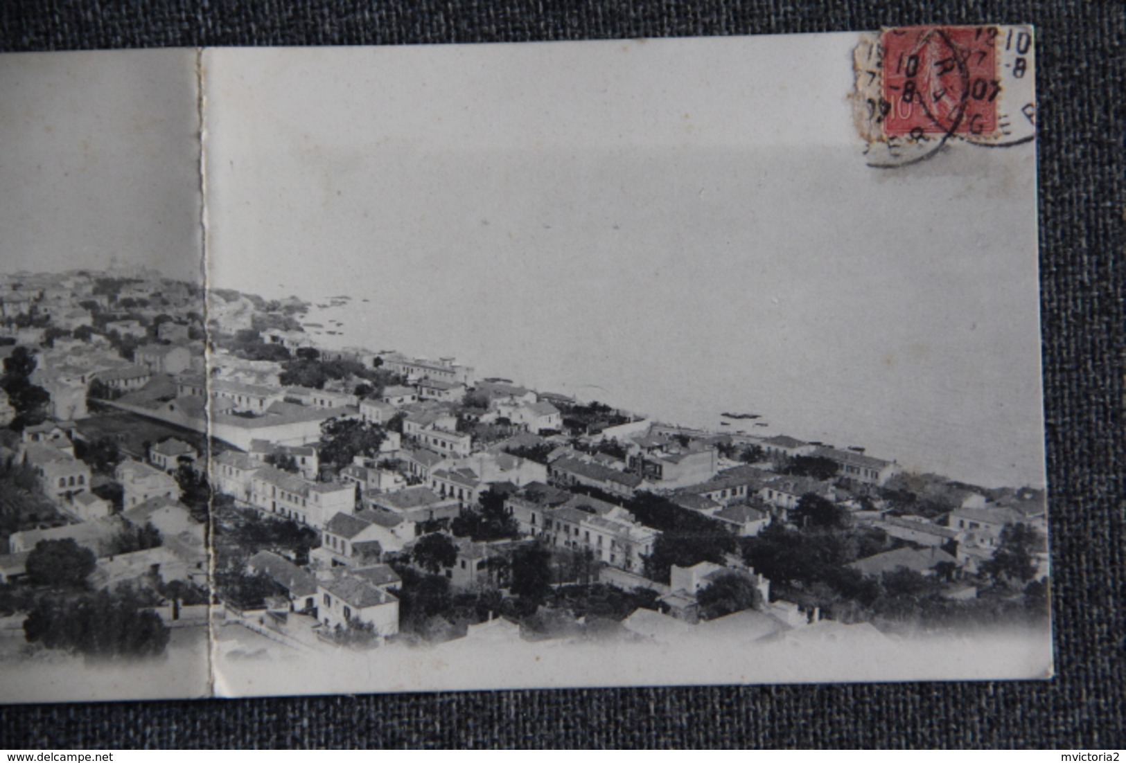 ALGERIE - ALGER, Carte Panoramique : Saint EUGENE Pris De Notre Dame D'AFRIQUE. - Algerien