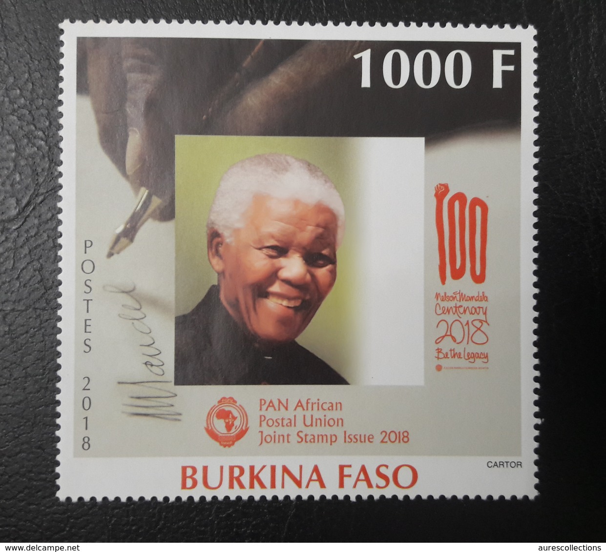 BURKINA FASO 2018 - NELSON MANDELA MANDELLA CENTENARY 100 - PANAFRICAN PAN AFRICAN JOINT  ISSUE- ULTRA RARE - MNH - Burkina Faso (1984-...)