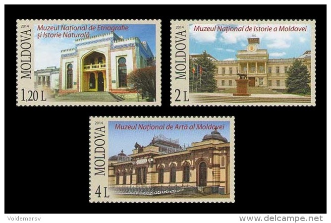 Moldova 2014 Mih. 866/68 Museums Of Moldova MNH ** - Moldavia