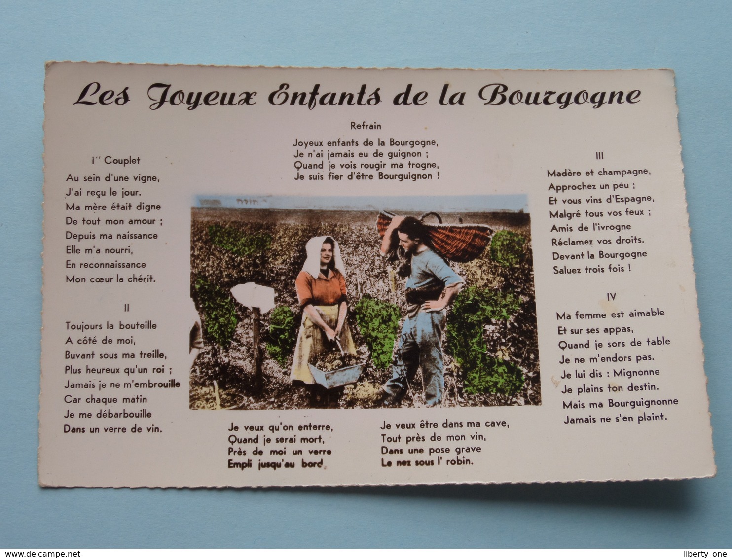 Les Joyeux Enfants De La BOURGOGNE ( CIM ) Anno 19?? ( Zie/voir Photo ) ! - Bourgogne