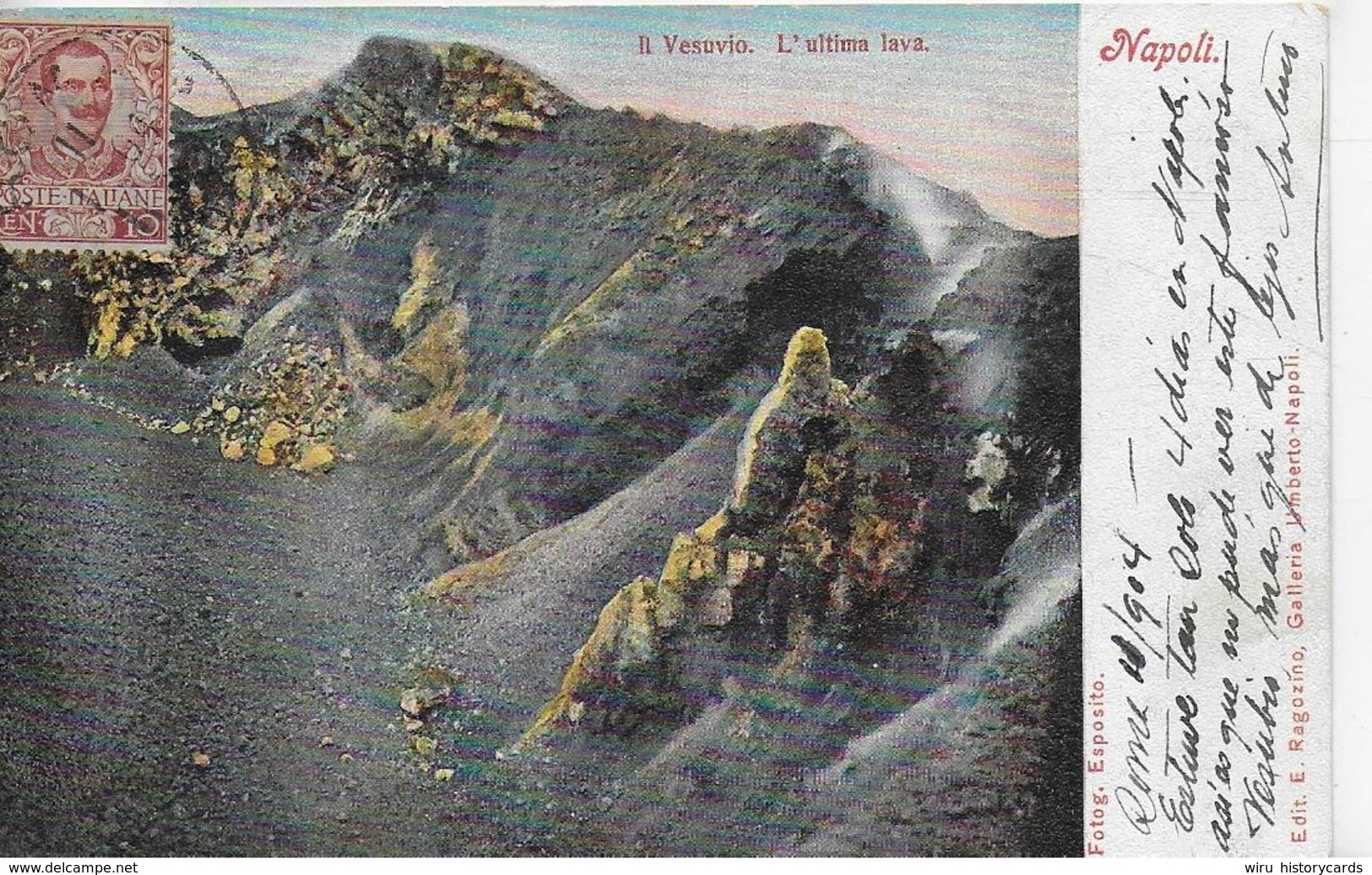 AK 0042  Napoli - Il Vesuvio Um 1904 - Napoli (Neapel)