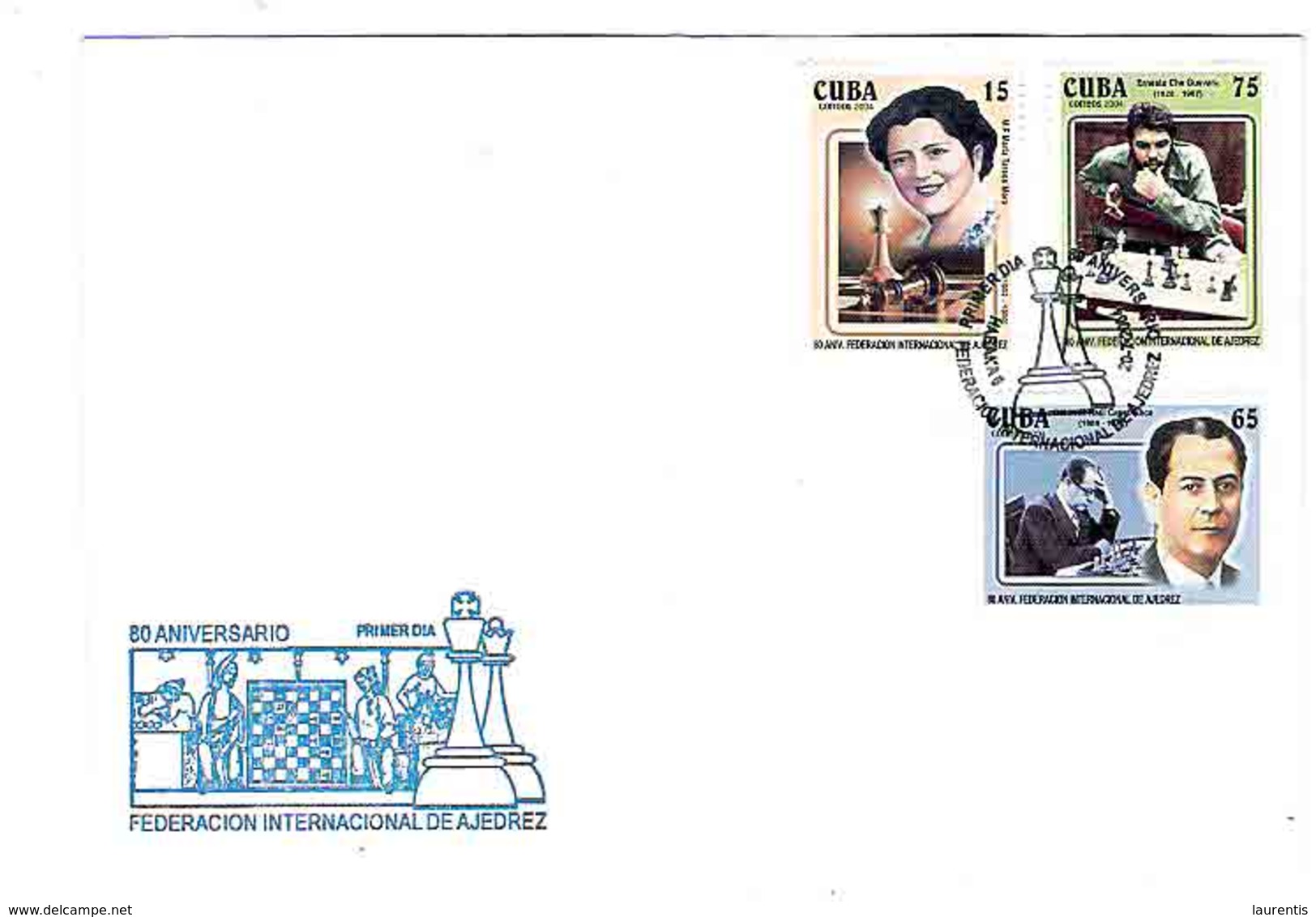 2583  Chess - Echecs  - 2004 - FDC - Cb -  3.95 - Echecs