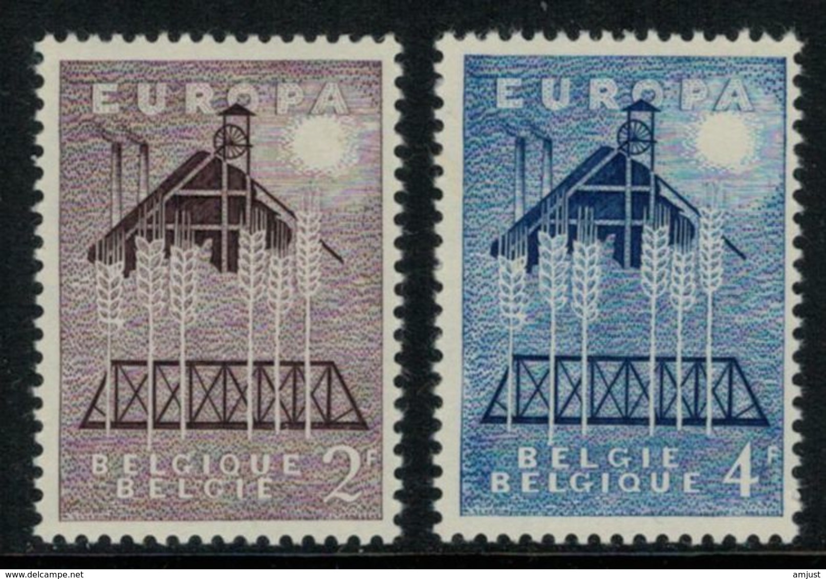 Europa-CEPT // Belgique  // 1957 Timbres Neufs** - 1957