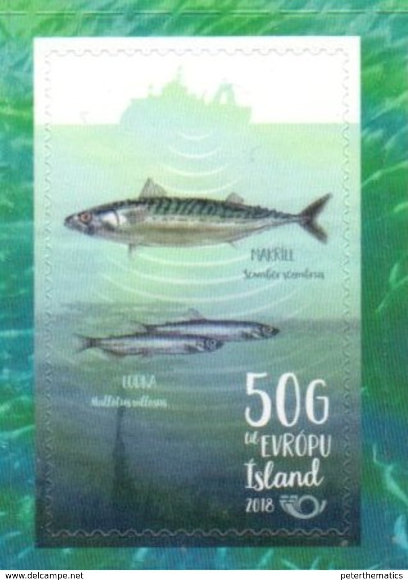 ICELAND, 2018, MNH, NORDEN, FISH, 1v - Fishes