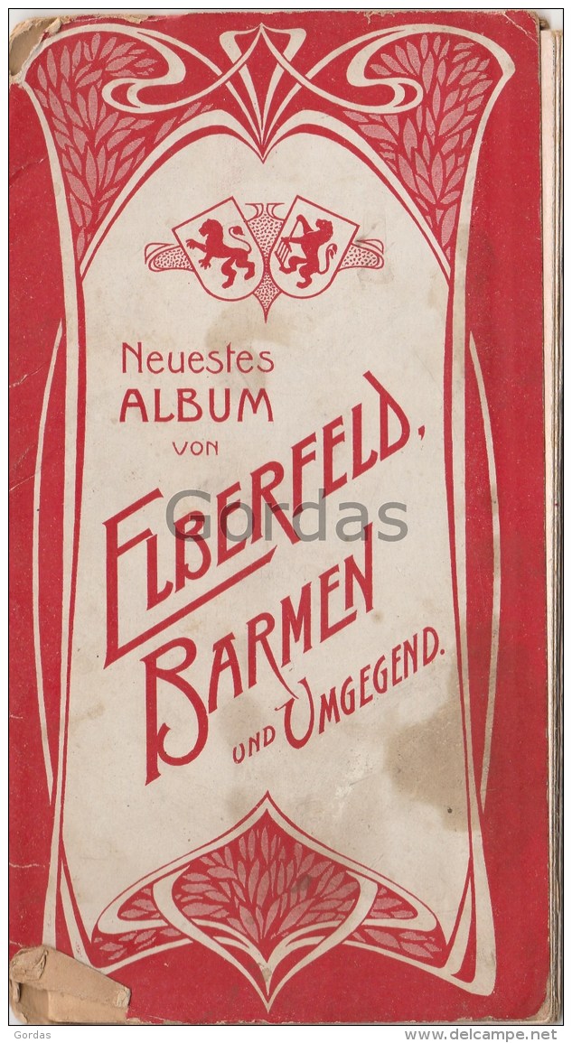 Germany - Eberfeld - Barmen - Sec. XIX - Tourism Brochure - Folder - 95x170mm - Wuppertal