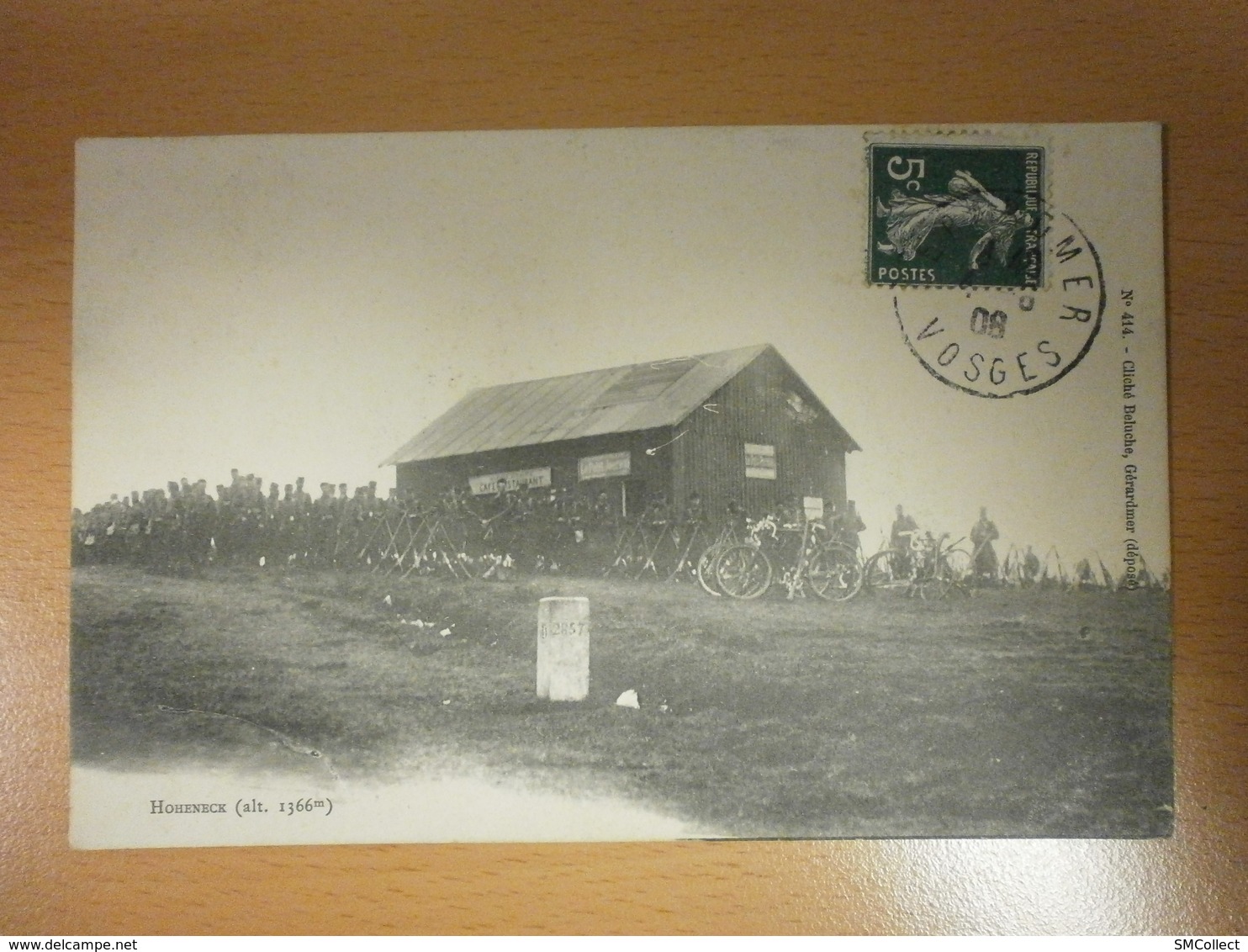 88 Hoheneck (café Restaurant, Compagnie Militaire Cycliste Au Repos, Faisceaux De Fusils ...) (4458) - Altri & Non Classificati