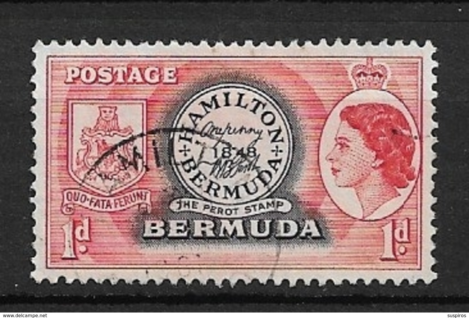 BERMUDA   1953 Local Motives And Queen Elizabeth II  *1848 Perot Stamp - Bermuda