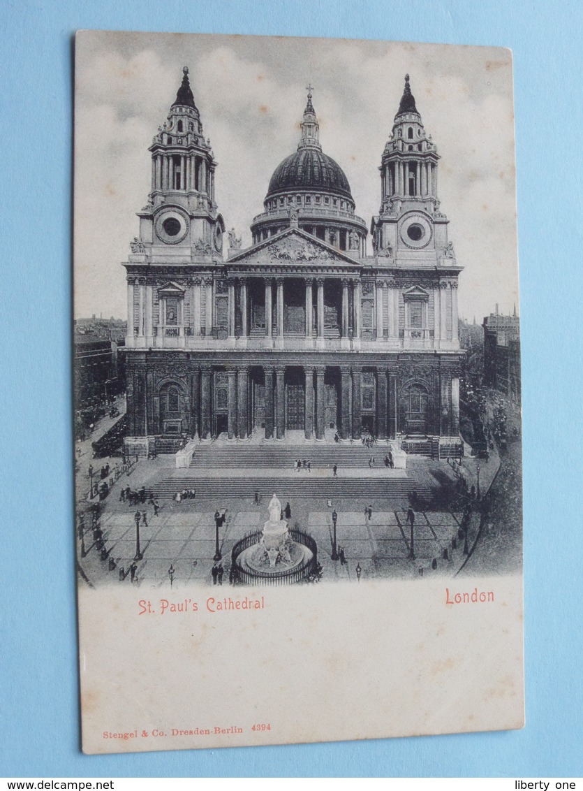 St. Paul's Cathedral ( Stengel ) Anno 19?? ( Voir Photo ) ! - St. Paul's Cathedral