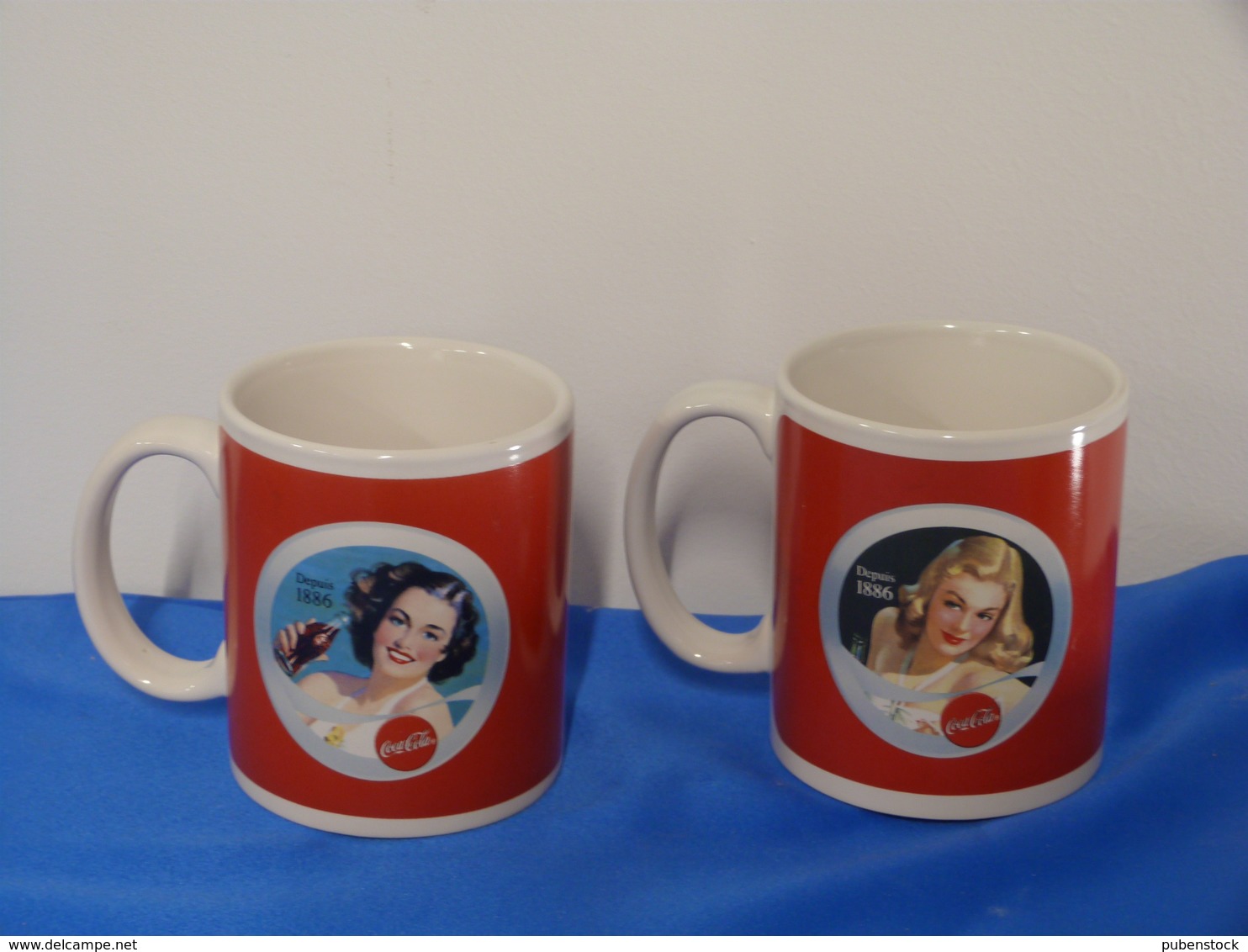 Lot De 2 Mugs "COCA COLA" - Huishoudartikelen