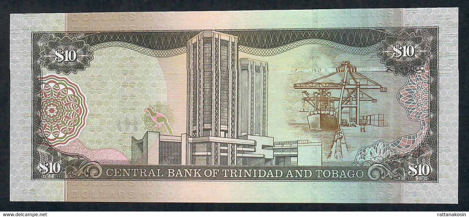 TRINIDAD AND TOBAGO P57 10 DOLLARS  2006 #DP Mark For Blind Issued 2017 Unc. - Trinidad Y Tobago