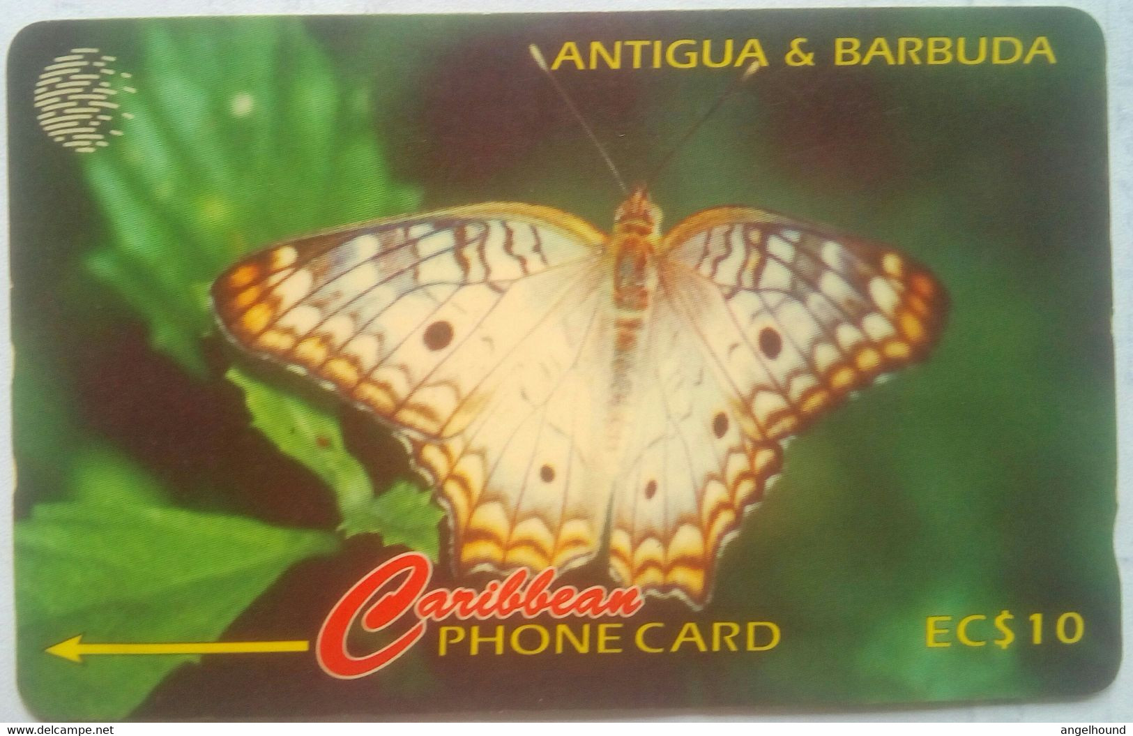 132CATA Ten Eye Butterfly ( No Slash C/n) - Antigua Et Barbuda