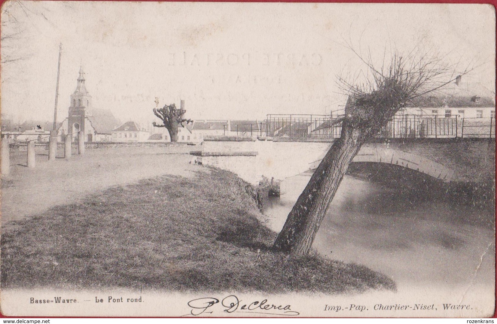 Basse Wavre Waver Le Pont Rond (pli) - Wavre