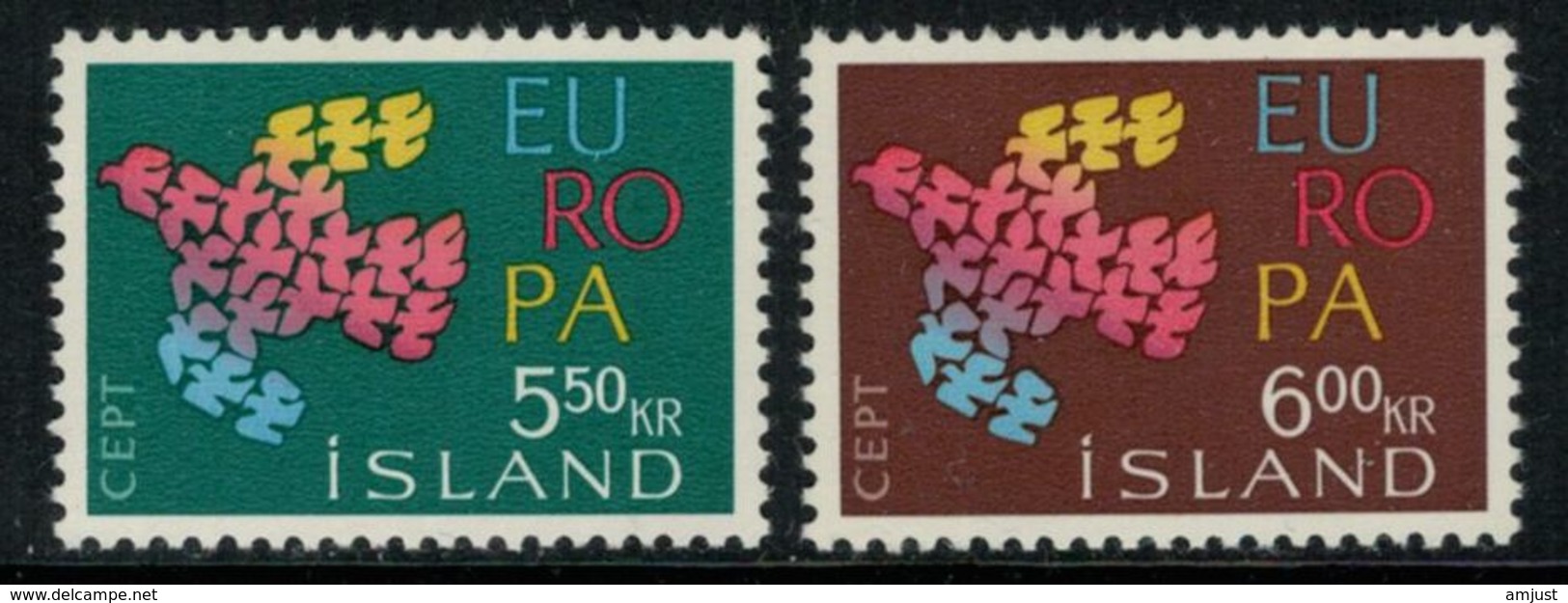 Europa-CEPT // Island // 1961 Timbres Neufs** - 1961