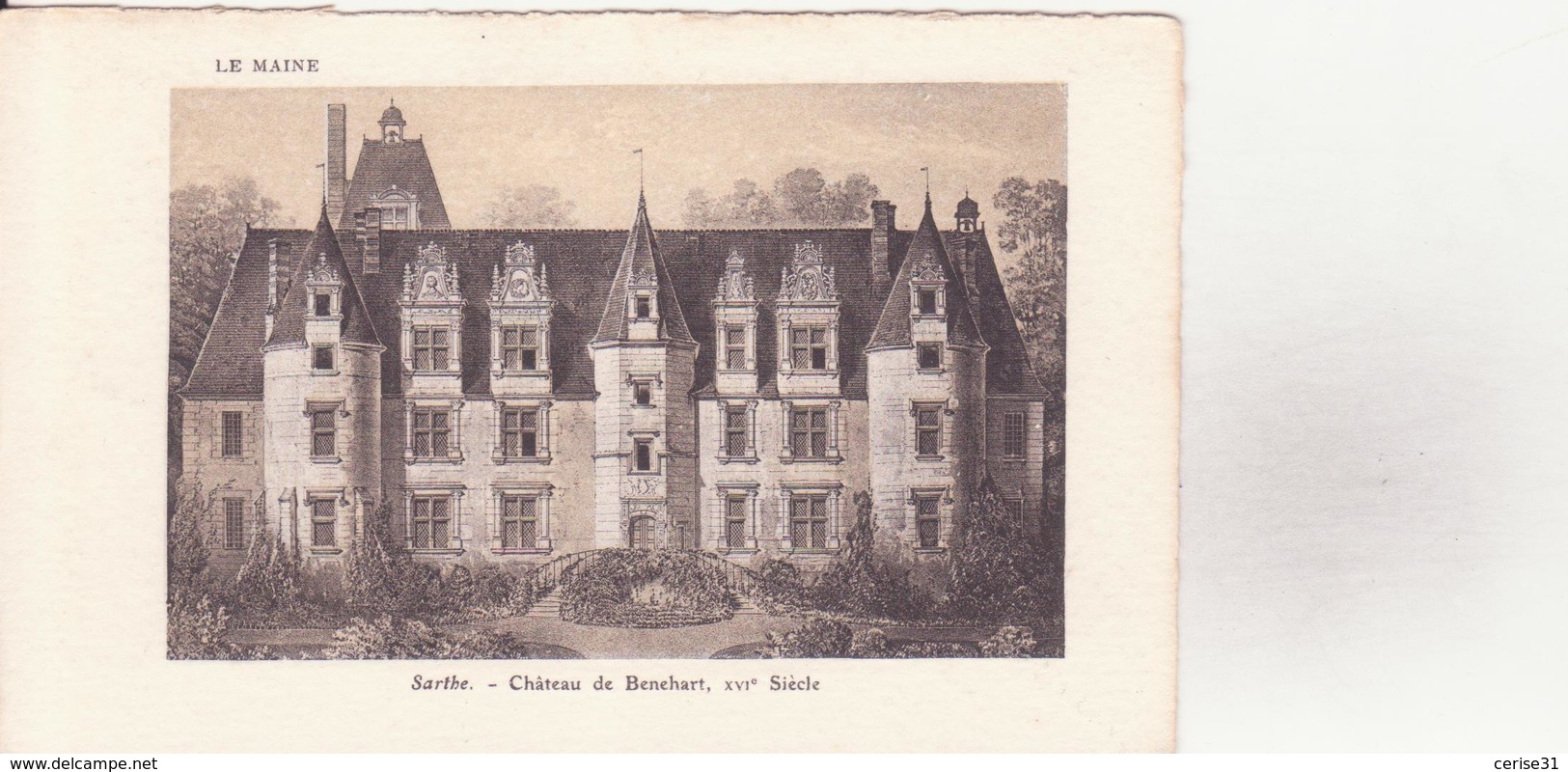 CPA - SARTHE - Château De BENEHART - Autres & Non Classés