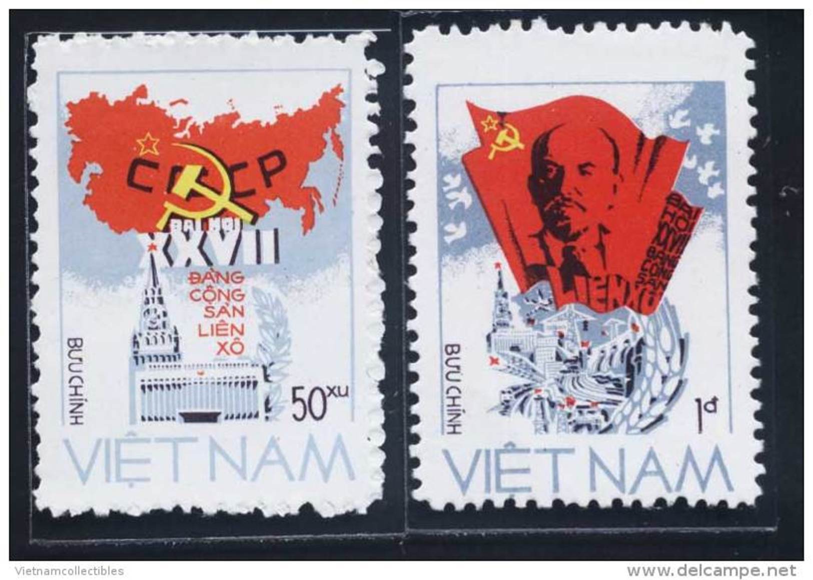 Vietnam Viet Nam MNH Perf Stamps 1986 : 27th Congress Of USSR's Communist Party / Lenin (Ms486) - Vietnam