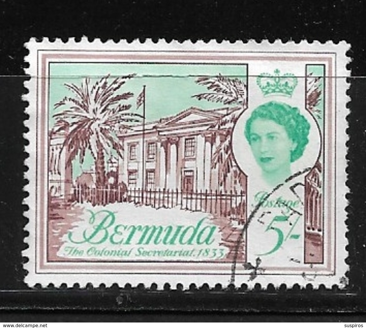 BERMUDA    1962 Definitive Issue  QUEEN ELIZABETH II 	 	 USED - Bermuda