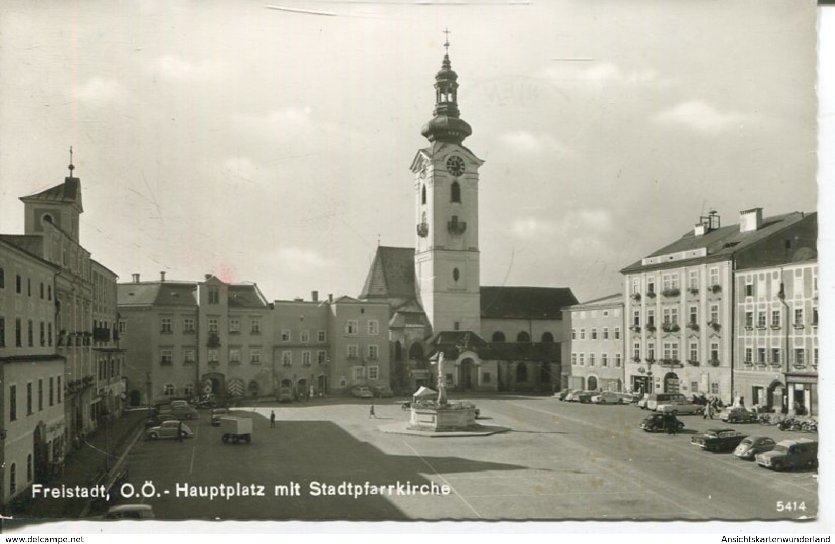 005608  Freistadt - Hauptplatz Mit Stadtpfarrkirche - Freistadt